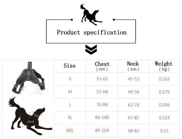 GlowSafe LED Dog Harness: Max Visibility & Safety at Night