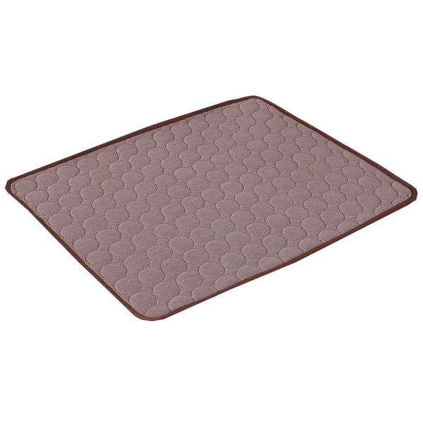 Cooling Dog Mat Summer Pad: Breathable & Washable Pet Bed