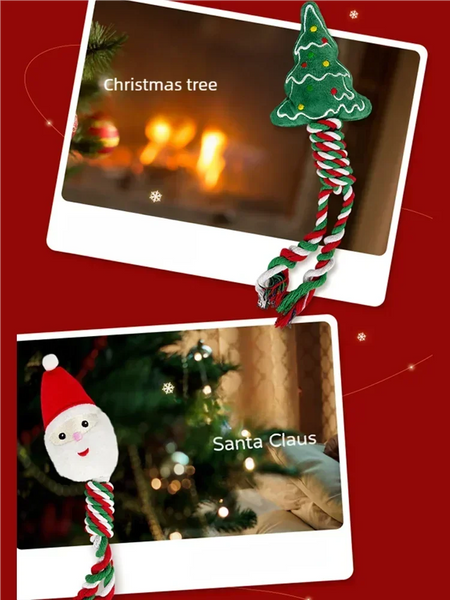 Christmas Pet Toy – Festive Holiday Fun for Dogs & Cats