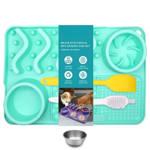 Slow Feeder Mat - Silicone Pet Anxiety Relief Tool