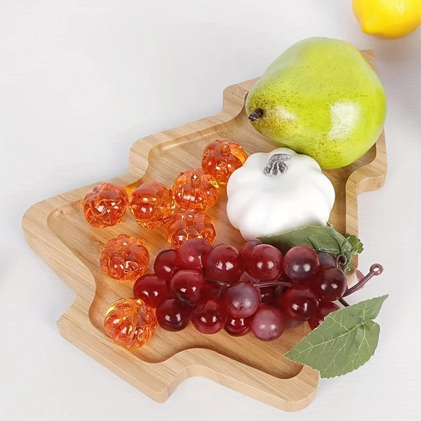 Christmas charm wooden appetizers for snacks