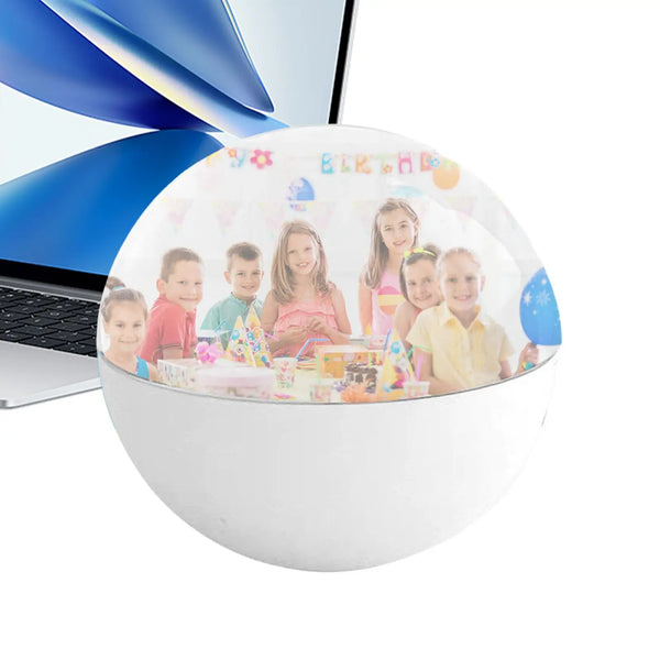Eternal Glow 3D Crystal Ball – Digital Photo & Video Keepsake