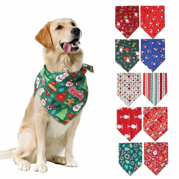 Holiday Cheer Dog Bandanas – Christmas Style for Pets