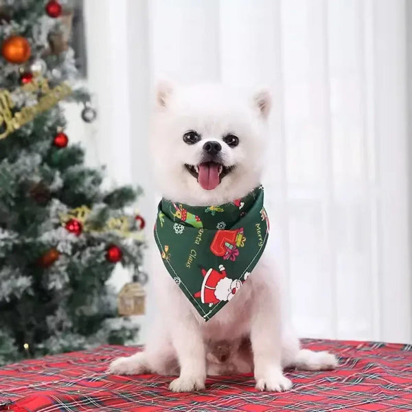 Holiday Cheer Dog Bandanas – Christmas Style for Pets