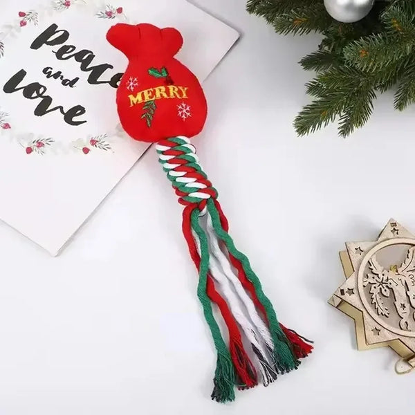 Christmas Pet Toy – Festive Holiday Fun for Dogs & Cats