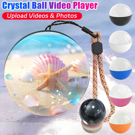 Luminous Memories 3D Crystal Ball – Digital Photo & Video Display Gift