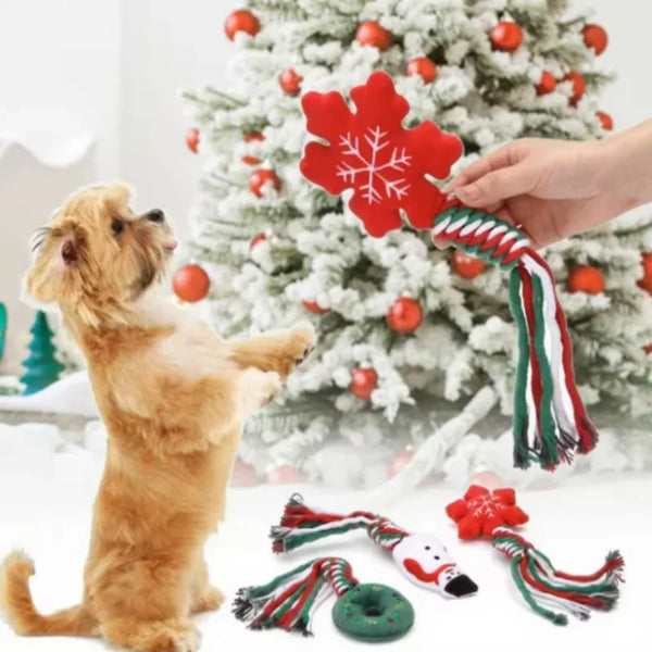 Christmas Pet Toy – Festive Holiday Fun for Dogs & Cats