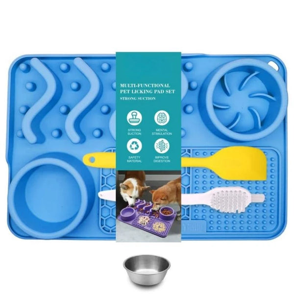 Slow Feeder Mat - Silicone Pet Anxiety Relief Tool