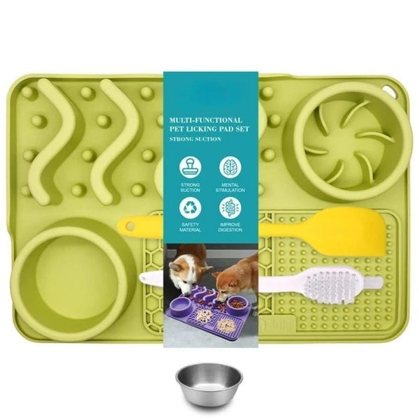 Slow Feeder Mat - Silicone Pet Anxiety Relief Tool