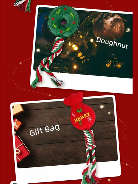 Christmas Pet Toy – Festive Holiday Fun for Dogs & Cats