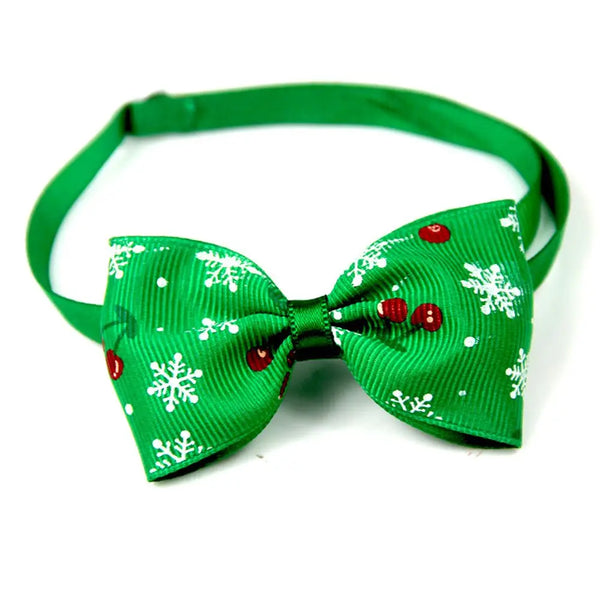 Winter Whiskers & Wag Tails – Christmas Collars and Bow Ties for Pets