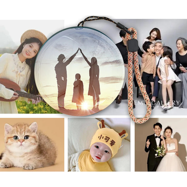 Luminous Memories 3D Crystal Ball – Digital Photo & Video Display Gift