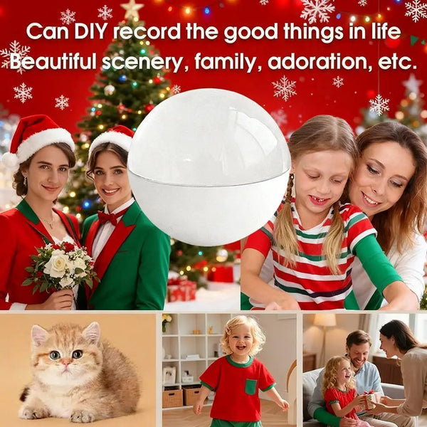 Crystal Vision 3D Digital Photo & Video Ball – Customizable Electronic Gift Display