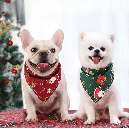 Holiday Cheer Dog Bandanas – Christmas Style for Pets
