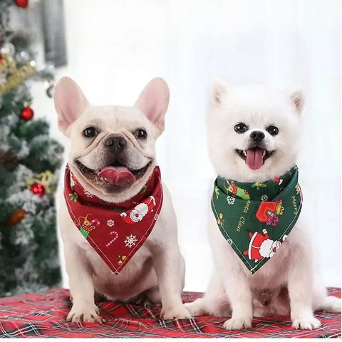 Holiday Cheer Dog Bandanas – Christmas Style for Pets