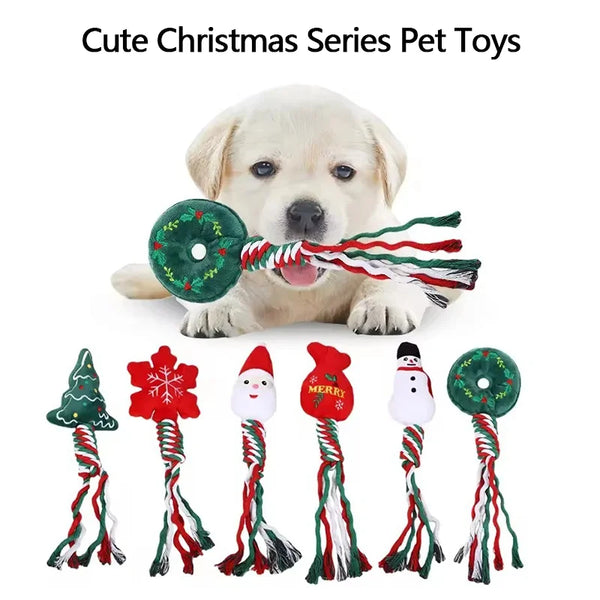 Christmas Pet Toy – Festive Holiday Fun for Dogs & Cats