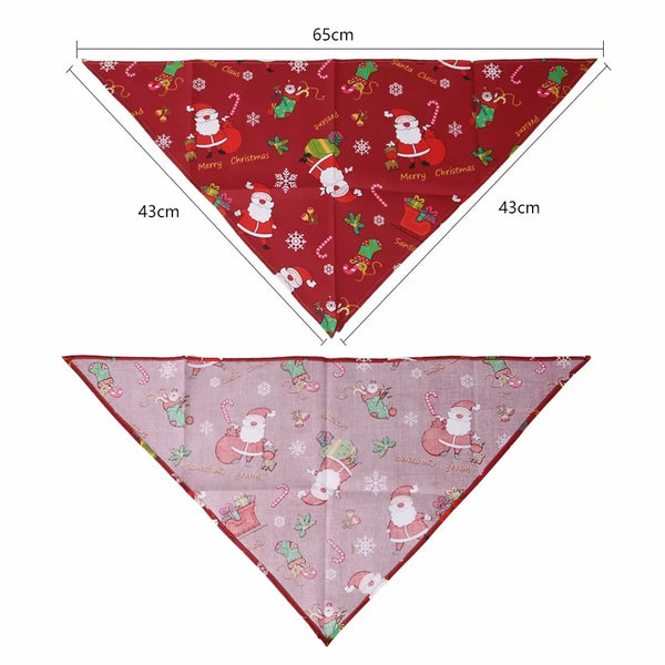 Holiday Cheer Dog Bandanas – Christmas Style for Pets