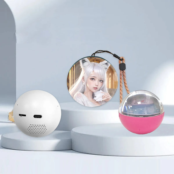 Luminous Memories 3D Crystal Ball – Digital Photo & Video Display Gift