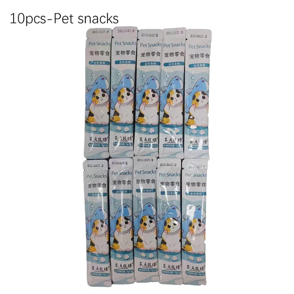 Cat Snack Selection: Nutritional Paste & Strips