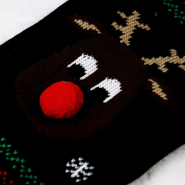 Snowflake Joy Pet Christmas Sweater – Cozy Holiday Outfit for Dogs & Puppies