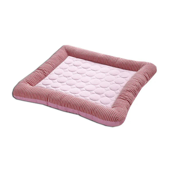 Breathable Cooling Pet Bed Mat – Soft Ice Silk for Dogs & Cats