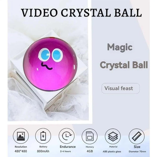 Eternal Glow 3D Crystal Ball – Digital Photo & Video Keepsake