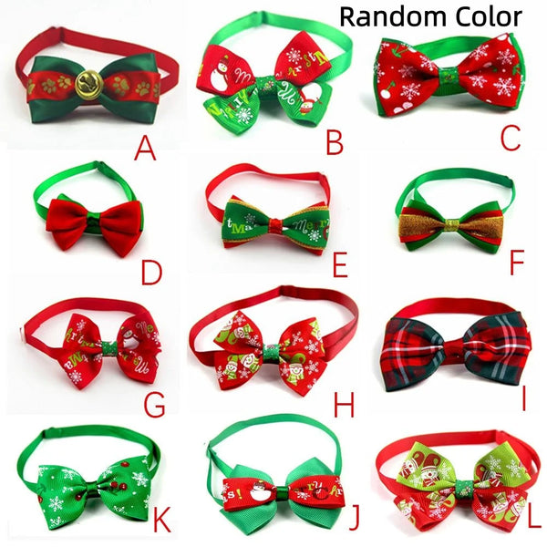 Winter Whiskers & Wag Tails – Christmas Collars and Bow Ties for Pets
