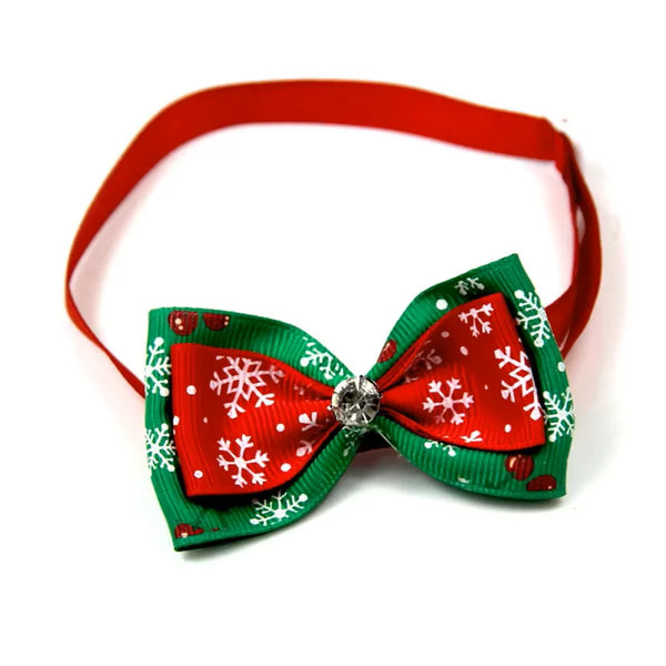 Winter Whiskers & Wag Tails – Christmas Collars and Bow Ties for Pets