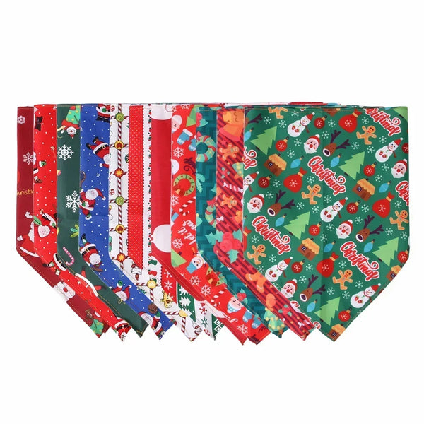 Holiday Cheer Dog Bandanas – Christmas Style for Pets