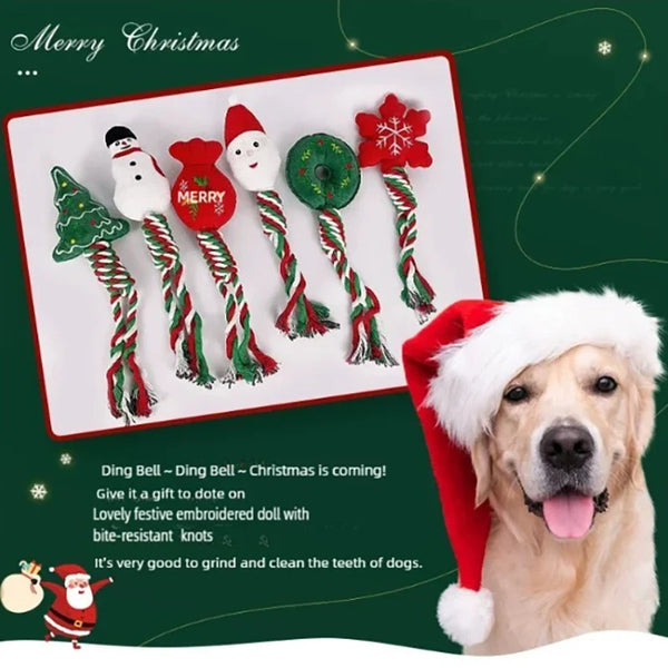 Christmas Pet Toy – Festive Holiday Fun for Dogs & Cats