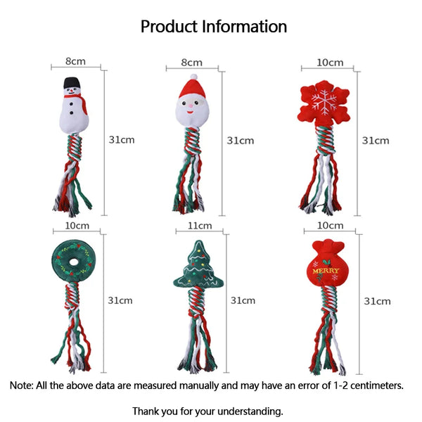 Christmas Pet Toy – Festive Holiday Fun for Dogs & Cats