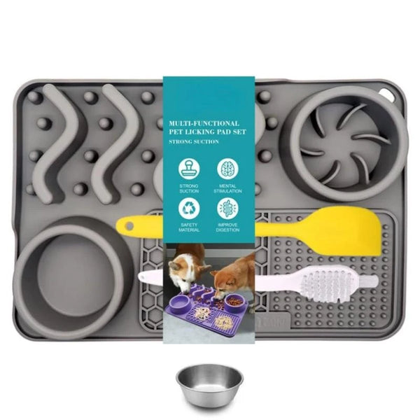 Slow Feeder Mat - Silicone Pet Anxiety Relief Tool