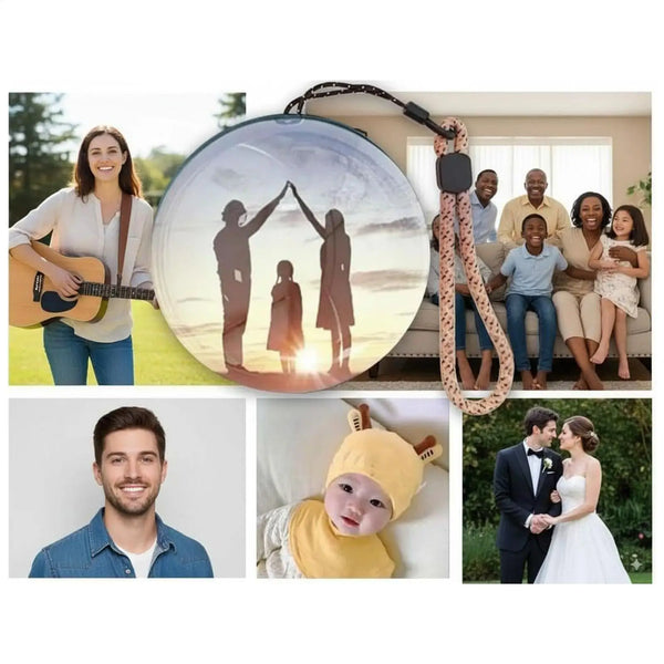 Eternal Glow 3D Crystal Ball – Digital Photo & Video Keepsake