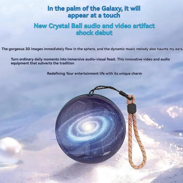 Eternal Glow 3D Crystal Ball – Digital Photo & Video Keepsake