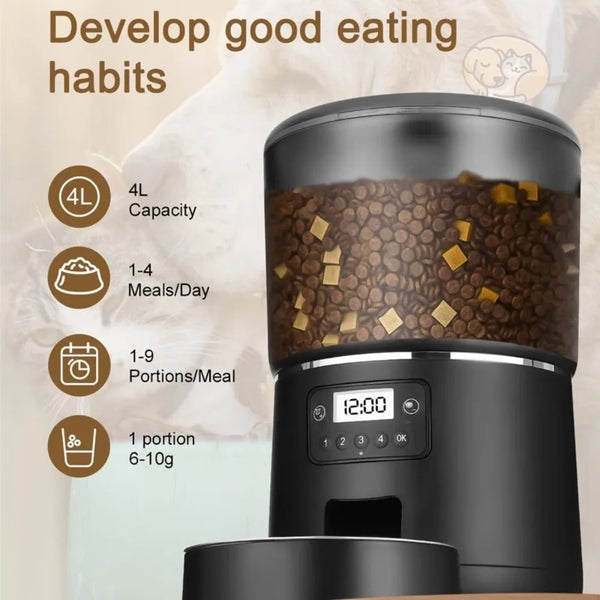 Smart Automatic Pet Feeder: Effortless Feeding for Your Pets