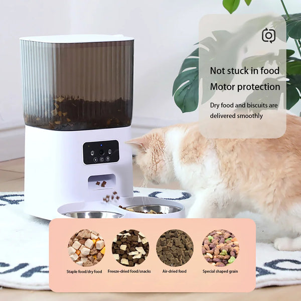 Effortless Feeding with Automatic Pet Feeder for Cats and Dogs
