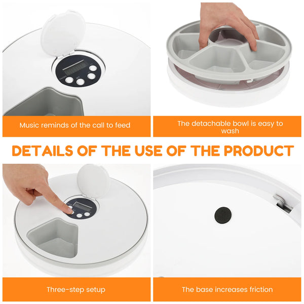 Automatic Pet Feeder with Digital Timer for Hassle-Free Feeding