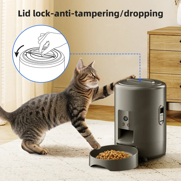 Effortless Feeding: Automatic Pet Feeder for Cats and Dogs