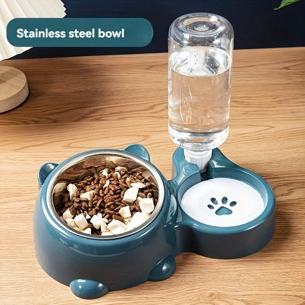 Smart 2-in-1 Automatic Pet Feeder & Water Fountain for pets