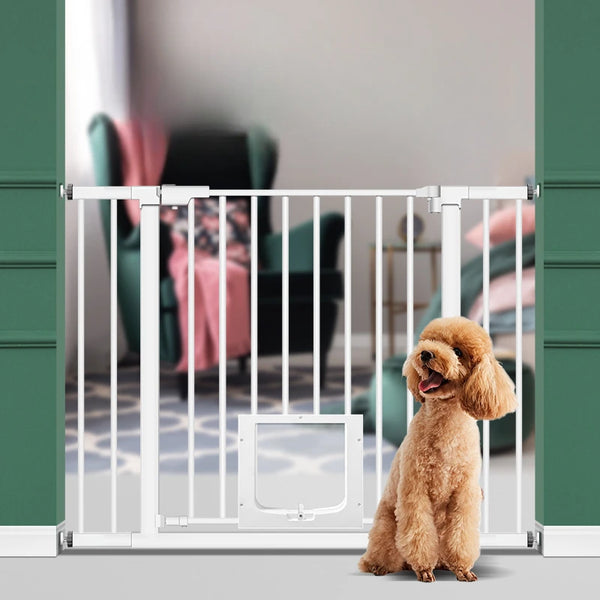 Indoor Dog Gate: Safe and Stylish 2-Way Pet Fence Solution