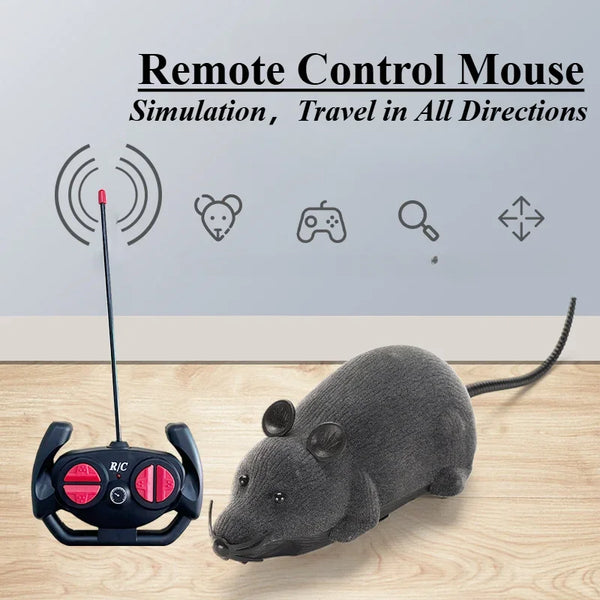 Interactive Cat Mouse Toy: Remote Control Play for Cats