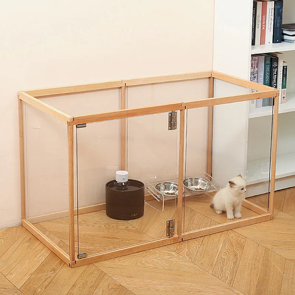 Stylish Indoor Large Dog Fence - Secure, Easy Assembly