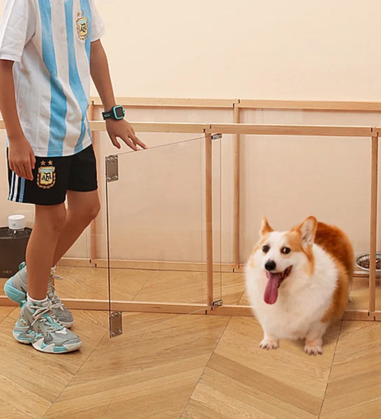 Stylish Indoor Large Dog Fence - Secure, Easy Assembly