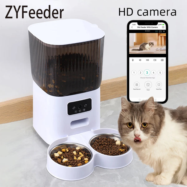 Effortless Feeding with Automatic Pet Feeder for Cats and Dogs